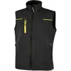Image de U-Power, Hommes, Gilet, WORKWEAR Saturn noir carbone XL, Noir, Gris, (XL)