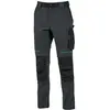 Image de U-Power, Pantalon de travail, WORKWEAR Atom gris asphalte / vert 4XL (4XL)