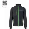 Image de U-Power, Veste de travail, WORKWEAR Venus gris asphalte / vert L (L)