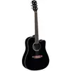 Image de EKO Ranger Cw EQ Acoustic Guitar (Guitare acoustique, Bois de tilleul, Matières plastiques, Palissandre), Guitare, Noir