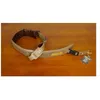 Image de Markbass STRAP M MB BROWN - Sangle en cuir largeur 65mm - logo Markbass - couleur Brune