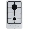 Image de Glem GT32WH - Table de cuisson au gaz - 2 plaques de cuisson - Niche - largeur : 26.5 cm - profondeur : 48 cm - sans cadre - blanc