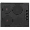 Image de Table de cuisson électrique 59cm 4 feux 6000w Glem GTL640BK