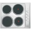 Image de Glem GTL640IX - Table de cuisson électrique - 4 plaques de cuisson - Niche - largeur : 56 cm - profondeur : 48 cm - acier inoxydable