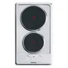 Image de Glem GT320IX - Table de cuisson électrique - 2 plaques de cuisson - Niche - largeur : 26.5 cm - profondeur : 48 cm - acier inoxydable