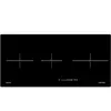 Image de Airlux ATI83BK - Table de cuisson à induction - 3 plaques de cuisson - Niche - largeur : 76 cm - profondeur : 34 cm - sans cadre - verre noir