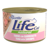 Image de Life Cat 'Le Ricette' 4 x 150 g humide pour chats - Thon, crevettes