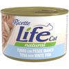 Image de Life Cat 'Le Ricette' 4 x 150 g humide pour chats - Thon, poisson blanc