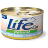 Image de 6x85g Life Cat Natural Adulte thon avec poisson blanc nourriture humide pour chat