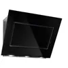 Image de Falmec Design Quasar Vetro - Hotte - hotte décorative - largeur : 120 cm - profondeur : 46.2 cm - evacuation & recyclage - sans moteur - verre noir