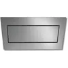 Image de Falmec Design Quasar Vetro - Hotte - hotte décorative - largeur : 90 cm - profondeur : 46.2 cm - evacuation & recyclage - sans moteur - verre gris
