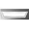 Image de Hotte Plafonnier FALMEC CORNUVO3412, cm, commandes electroniques, finition Inox blanc, vendue sans moteur, Ex pour MOT950 : Debit boost = 830m3/h, Puissance acoustique max = 62dB, Eclairage LED reglable en temperature, Classe energetique : B