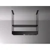 Image de Hotte Ilot FALMEC SPAZIO2620, 130cm, Technologie Circle Tech, commandes electroniques, finition Noir, moteur 4 vitesses, Debit d''air nominal = 600m3/h, Puissance acoustique max = 61dB, Eclairage LED, Classe energetique : -