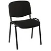 Image de Chaise de conférence éco noir - pieds noir - noir