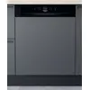 Image de Hotpoint Ariston HBC 2B+26 B - Lave-vaisselle - encastrable - Niche - largeur : 60 cm - profondeur : 57 cm - hauteur : 82 cm - noir