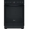 Image de Cuisiniere, Noir, Table vitroceramique, 60 cm, 4 zones de cuisson, Four M5, Chaleur tournante, Fonction Cook 2, Catalyse, 69L, Prechauffage rapide, Invensys 72, Click&Clean, Lechefrite anti-adherent, 1 grille, 1 lechefrite, cable fourni