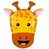 Image de ballon aluminium forme tête de girafe 74cm - grabo g72006-p