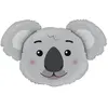 Image de ballon aluminium forme tête de koala 94cm - grabo g72009-p