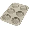 Image de Moule 6 pain burger 8 cm - Silikomart - Gris - Silicone