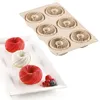 Image de 6 MINI INTRECCIO - MOULE SILICONE D7.5/ H3.5CM - Silikomart - Beige - Silicone