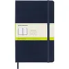 Image de Carnet classique à pages blanches grand format Moleskine Couverture rigide Bleu Saphir
