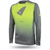 Image de UFO, Hommes, Maillot de cyclisme, Maillot Mtb / E-Bike Terrain Lv1, fabriqué en Italie (manches longues), couleur gris/jaune fluo, (XL), Jaune, Gris, XL