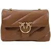 Image de Pinko, Femmes, Sac à main, LOVE PUFF CLASSIC CL NAPPA DE MOUTON 100038 A0F2, Marron