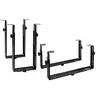 Image de Dataflex Viewgo desk 183 - Crochets de montage - montable sous bureau - noir