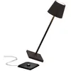 Image de ZAFFERANO Poldina PRO Micro Lampe de Table Noir Mat