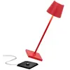 Image de ZAFFERANO Poldina PRO Micro Lampe de Table Rouge
