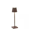 Image de ZAFFERANO Poldina PRO Micro Lampe de Table Corten