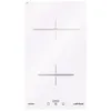 Image de Airlux ATI322WH - Table de cuisson à induction - 2 plaques de cuisson - Niche - largeur : 27 cm - profondeur : 49 cm - Blanc verre