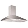 Image de Glem GHP945IX - Hotte - hotte décorative - largeur : 90 cm - profondeur : 50 cm - evacuation & recyclage - acier inoxydable