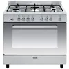 Image de Glem GE960CBIX2 - Cuisinière - pose libre - largeur : 90 cm - profondeur : 60 cm - hauteur : 91 cm - avec système auto-nettoyant - classe A - inox