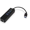 Image de Ewent EW1140 - Adaptateur réseau - USB 3.1 - Gigabit Ethernet x 1 + USB 3.1 x 3 - noir