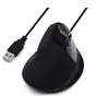 Image de Ewent EW3157 Vertical Ergonomic - Souris verticale - ergonomique - optique - 6 boutons - filaire - USB - noir
