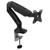 Image de Ewent EW1515 - Kit de montage - bras réglable - pour moniteur - plastique, aluminium, acier - noir - Taille d'écran : 13"-27" - pinces montables, montrable sur bureau