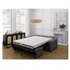 Image de Canapé convertible MAD IN ITALY Marius 3 places tissu anthracite 140x190