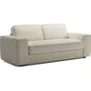Image de Canapé convertible express 3 places MAD IN ITALY Paola Velours côtelé beige 140x190cm
