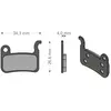 Image de Brenta Ciclo Plaquettes De Frein à Disque Frittées Xtr/deore/saint/dash Shimano/trp One Size