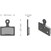 Image de Brenta Ciclo Plaquettes De Frein à Disque Frittées Durace/xtr/mcx1shimano/rever/tek One Size