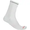 Image de Castelli, Unisexe, Chaussettes de sport, Premio Evo 18 Sock (L/XL), Blanc