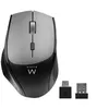 Image de Ewent EW3245 - Souris - pour droitiers - 7 boutons - sans fil - 2.4 GHz - récepteurs sans fil USB / USB-C - noir
