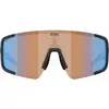 Image de Bliz, Unisexe, Lunettes de sport, P003 (Noir mat, Nano Optics Nordic Ligh Coral - Orange w blue multi), Noir