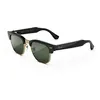 Image de Lunettes connectées IA Meta Audio Ray-Ban Luna Clubmaster Noir brillant sur or