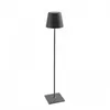 Image de ZAFFERANO Poldina PRO XXL Lampadaire/Lampe de table Gris Foncé