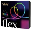 Image de Twinkly Flex   Tube Lumineux Flexible Contrôlé par Application avec LED RVB (16 Millions de Couleurs). 3 Mètres. Fil Blanc. Décoration Intérieure Intelligente pour la Maison