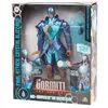 Image de Figurine articulée - GORMITI - Gormiti avec attaque lumineuse Eau - Aqu - 27 cm - a partir de 4 ans - GRV071