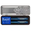 Image de Coffret boîte métallique Moleskine Kaweco Stylo plume et Stylo bille avec cartouches d’encre Bleu