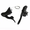 Image de Levier-manette route campa 10v. veloce noir double (paire) avec transmissions